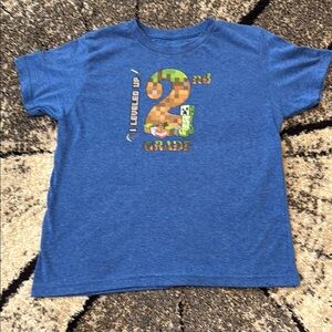 Custom made Leveled up to 2nd grade shirt